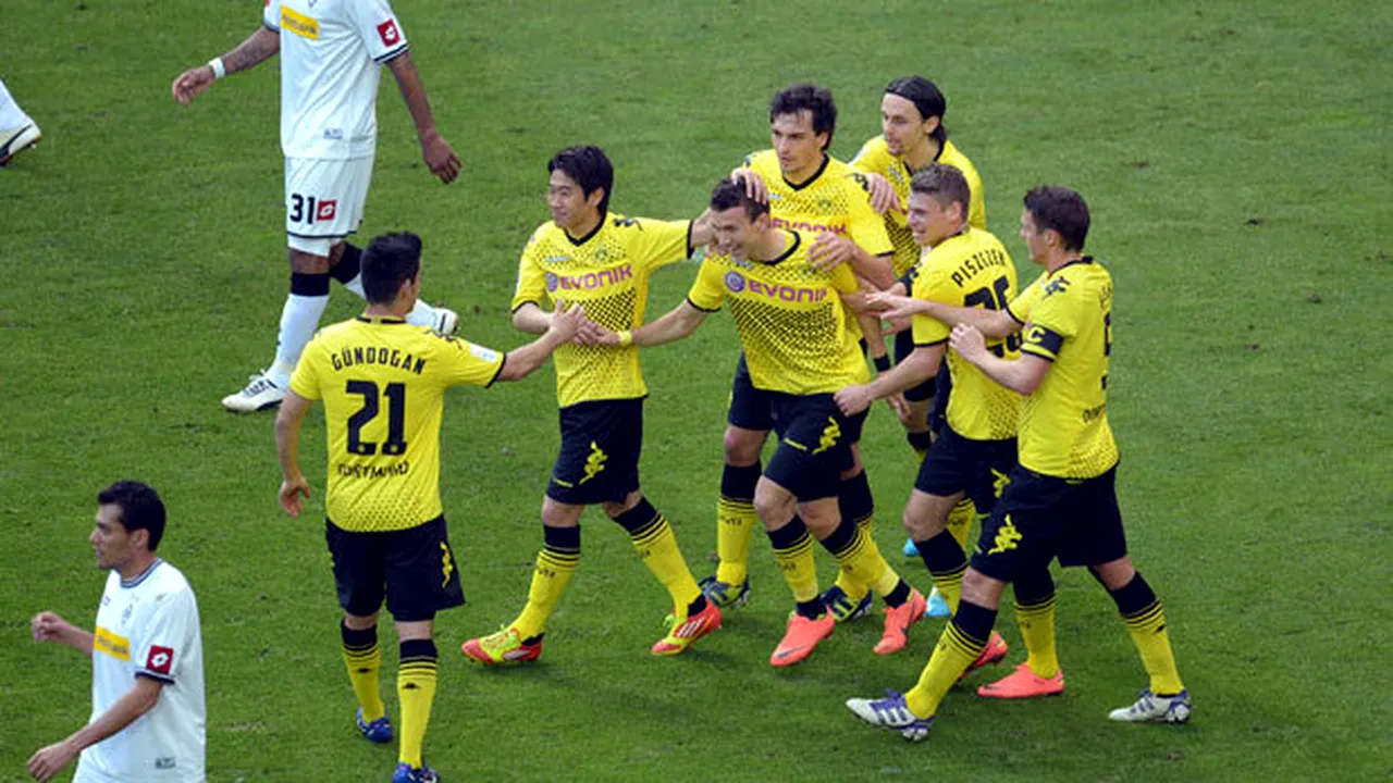 Dortmund e Barcelona Germaniei!** Borussia a luat titlul a doua oară consecutiv, cu două etape înaintea finalului