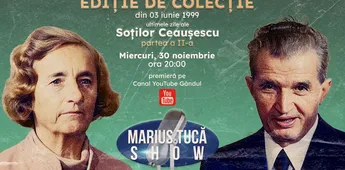 Marius Tucă Show începe miercuri, 30 noiembrie, de la ora 20.00, live pe gândul.ro