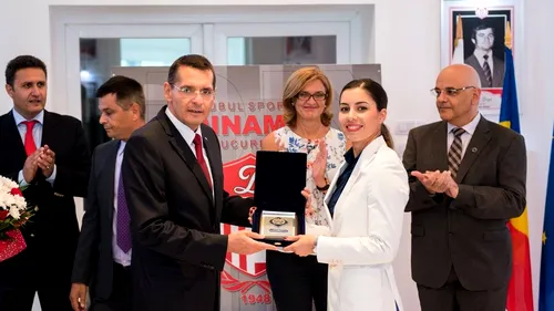 Olimpicii de la Dinamo, felicitați de ministrul afacerilor interne, Petre Tobă