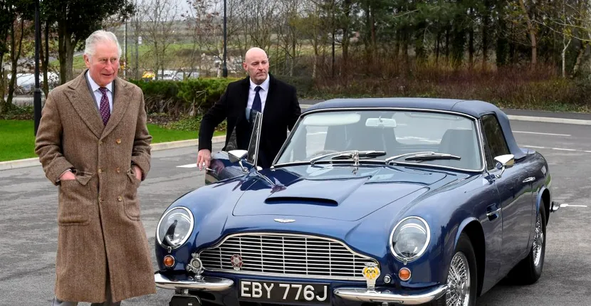 Cu ce funcționează mașina Aston Martin a Prințului Charles. ”Dacă vă vine să credeți”