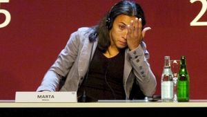 Marta Vieira da Silva a primit Balonul de Aur FIFA 2010