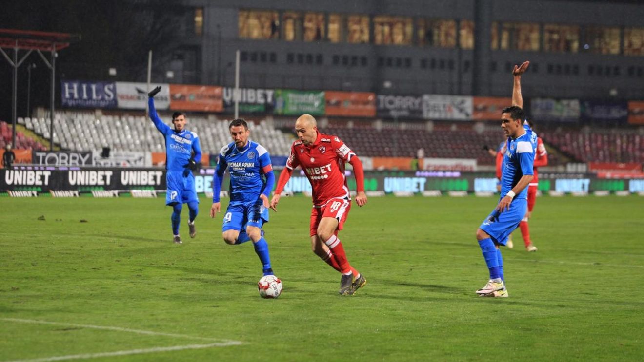 Surpriză uriașă! Dinamo, învinsă de Academica Clinceni! Buziuc, eroul meciului