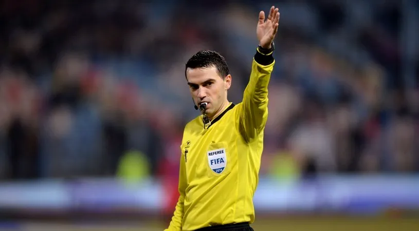 Ovidiu Hațegan va arbitra la Euro 2016, fiind primul central român la un turneu final după 1988