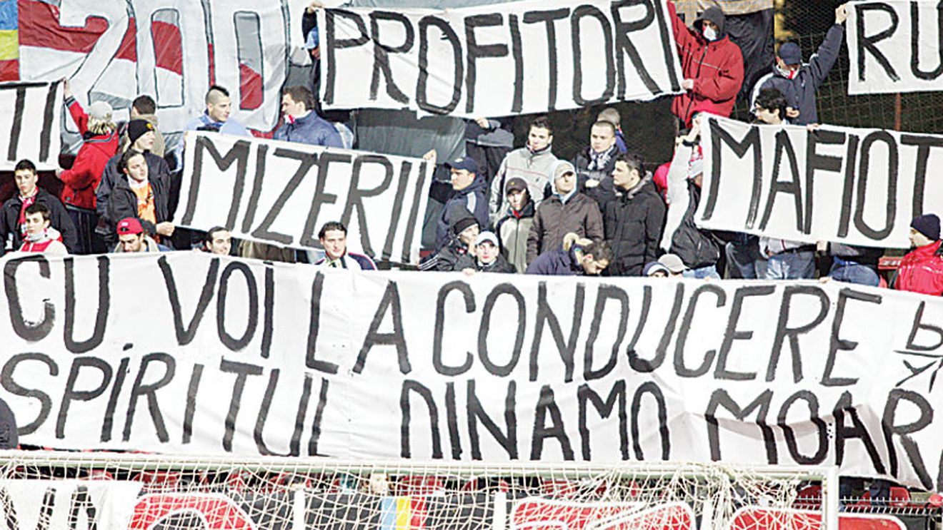 Fanii dinamoviști sunt foarte supărați că Moți a plecat !