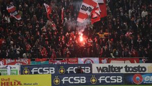 Ce voia să bage în stadion un minor de 16 ani la derby-ul FCSB - Dinamo 2-1, când a fost prins de Jandarmerie!