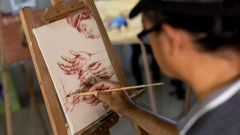 Artistul care pictează cu propriul sânge. Lucrările mele vin din mine, ADN-ul meu face parte din ele