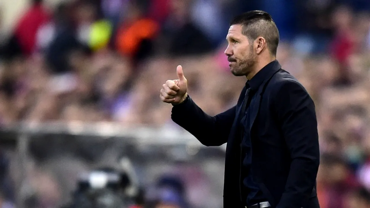 Diego Simeone și-a prelungit contractul cu Atletico Madrid până în 2020