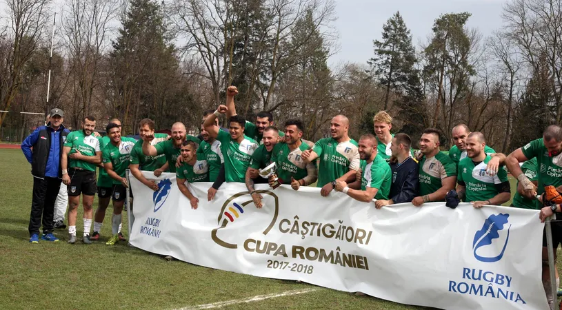 Victorie istorică a Tigrilor din Capitală. CSM București a câștigat Cupa României la rugby