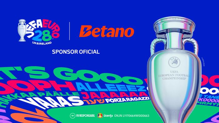 Kaizen Gaming și UEFA anunță că Betano devine Sponsor Oficial al UEFA EURO 2028™. COMUNICAT