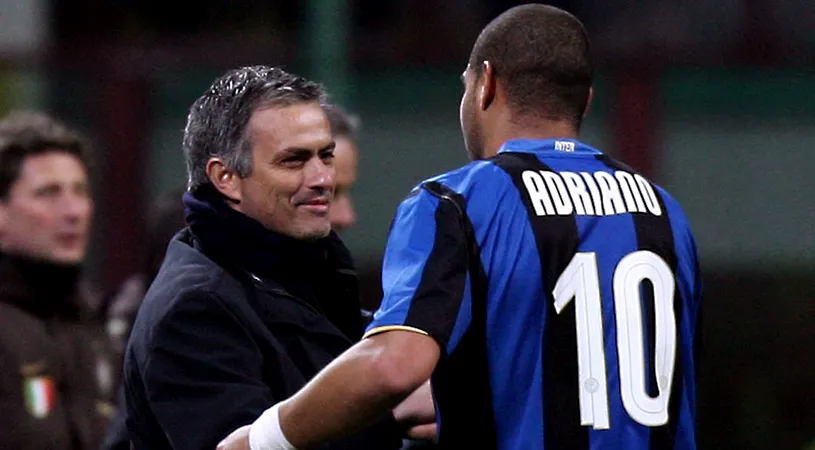 Adriano l-a înfuriat pe Mourinho!