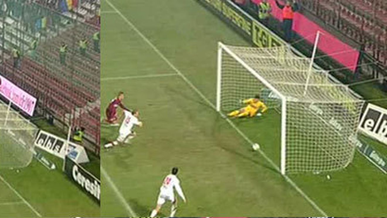 Cadu spune că CFR a avut un gol valabil: "Mingea a intrat un metru în poartă!" FOTO** IATĂ‚ ce spun imaginile
