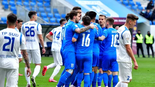 Universitatea Craiova, avertizată după calificarea în finala Cupei României. „Degeaba au schimbat jucătorii, ritmul este scăzut! Golurile au venit cu noroc!”