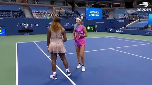 Serena Williams, eliminată de la US Open de Victoria Azarenka! Știm cine se va duela pentru trofeu | VIDEO
