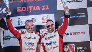 CNRB 2021: Un sezon perfect pentru Adi Teslovan/Vajk Cseh. Echipajul a fost susținut de Borsec!