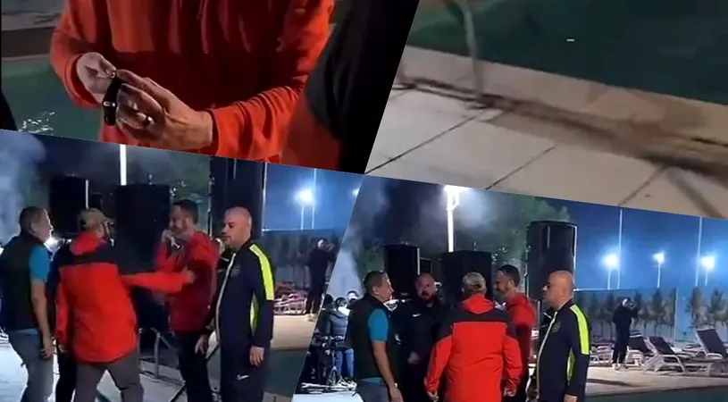 Imaginile anului din interiorul petrecerii FCSB: Meme Stoica s-a aruncat îmbrăcat în piscină! Ce s-a întâmplat cu ceasul oficialului roș-albaștrilor. VIDEO