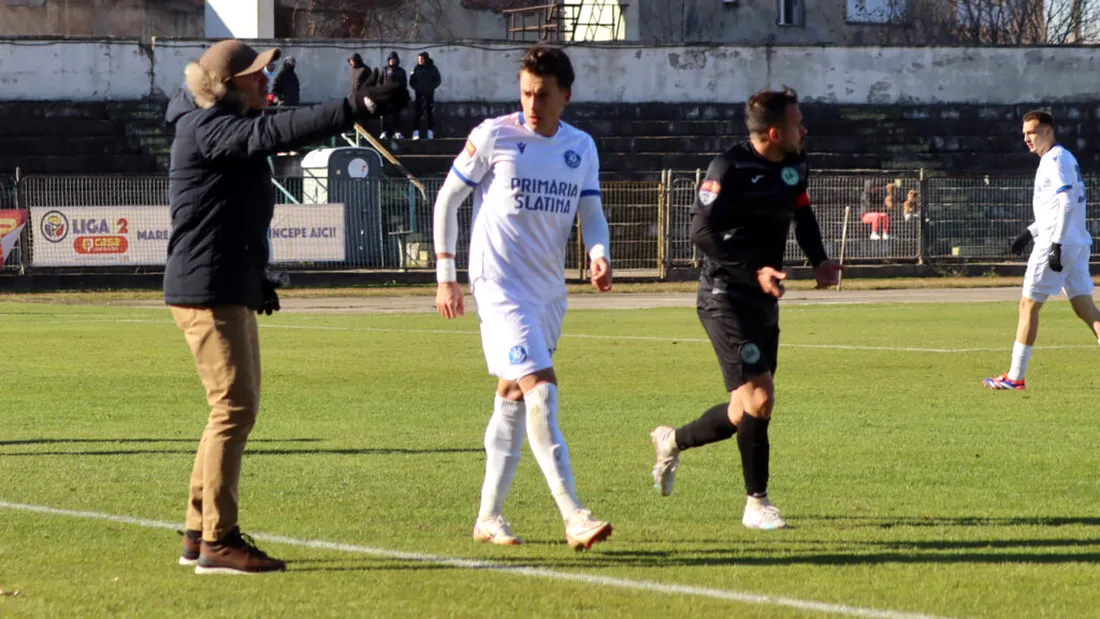 CSM Slatina a cedat în partida cu Concordia Chiajna, Daniel Oprescu și-a criticat jucătorii: ”Golurile s-au primit pe greşeli personale foarte mari”