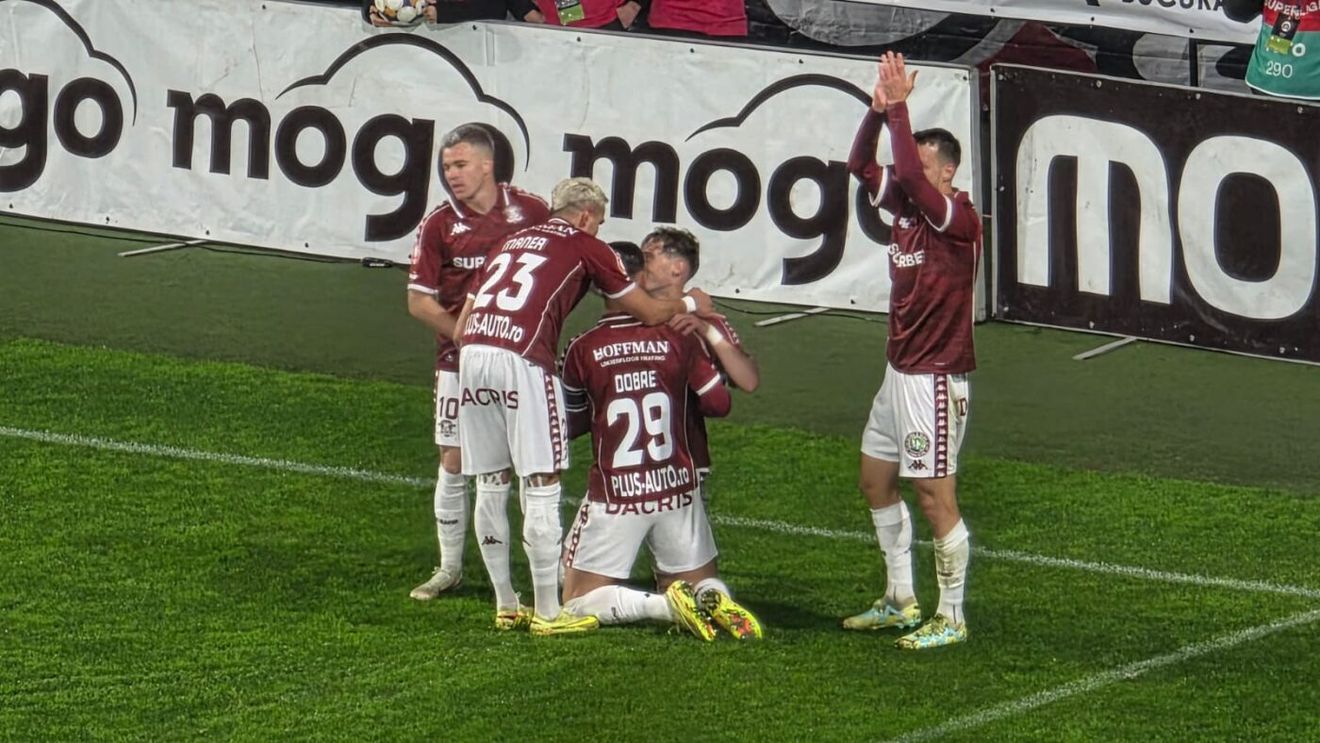 Rapid București - FK Csikszereda 4-1, în etapa 18 din Superliga. Echipa lui Gâlcă este sigură că încheie runda pe primul loc