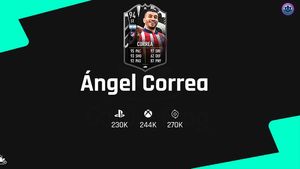 Angel Correa în FIFA 21! Ce super card ofensiv a primit atacantul din partea EA Sports