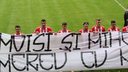 Fanii echipei UTA plecați în ceruri ”au pus umărul” la victoria cu Chindia! Căpitanul Rus și antrenorul Balint, despre tragedia ce a lovit galeria arădeană