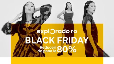 COMUNICAT | Black Friday aduce reduceri de până la 80 la sută pe Explorado.ro