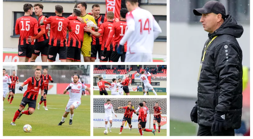 FK Miercurea Ciuc a rupt seria eșecurilor, cu CSM Slatina, și are șanse și la play-off. Robert Ilyeș: ”Îmi pare rău că nu reușim să câștigăm mai clar”