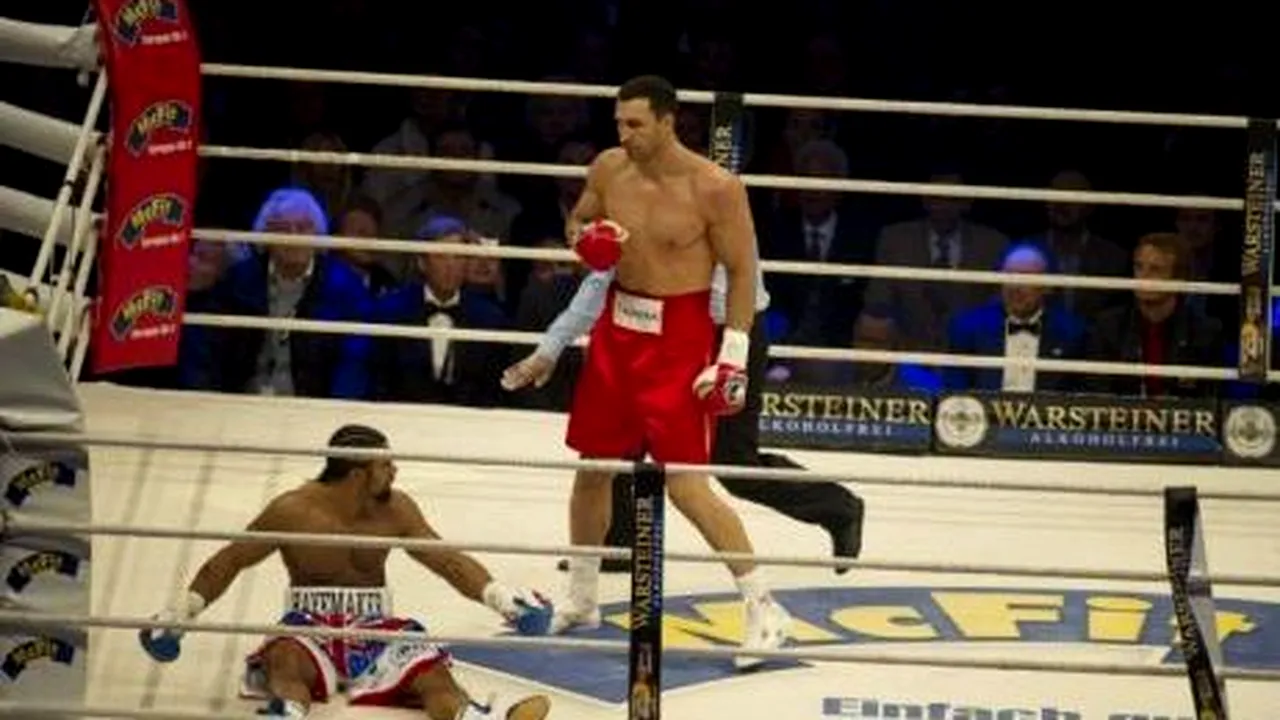 Regele greilor!** Vladimir Klitschko l-a învins la puncte pe David Haye