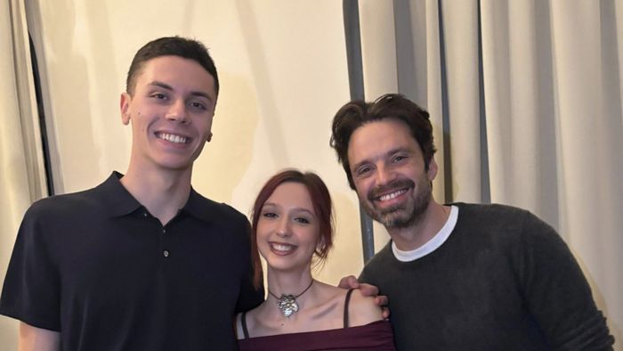 David Popovici s-a întâlnit cu Sebastian Stan. Ce i-a spus celebrul actor