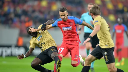 Sclipirea lui Boldrin ține Steaua în viață. Vicecampioana o bate cu 2-1 pe Osmanlispor după un meci salvat de revenirea la un sistem de joc normal, fără improvizații