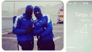 Jucătorii Petrolului au pregătit meciul cu Pandurii la -4 grade! "Ultimul antrenament al anului. Rece ca dracu!"