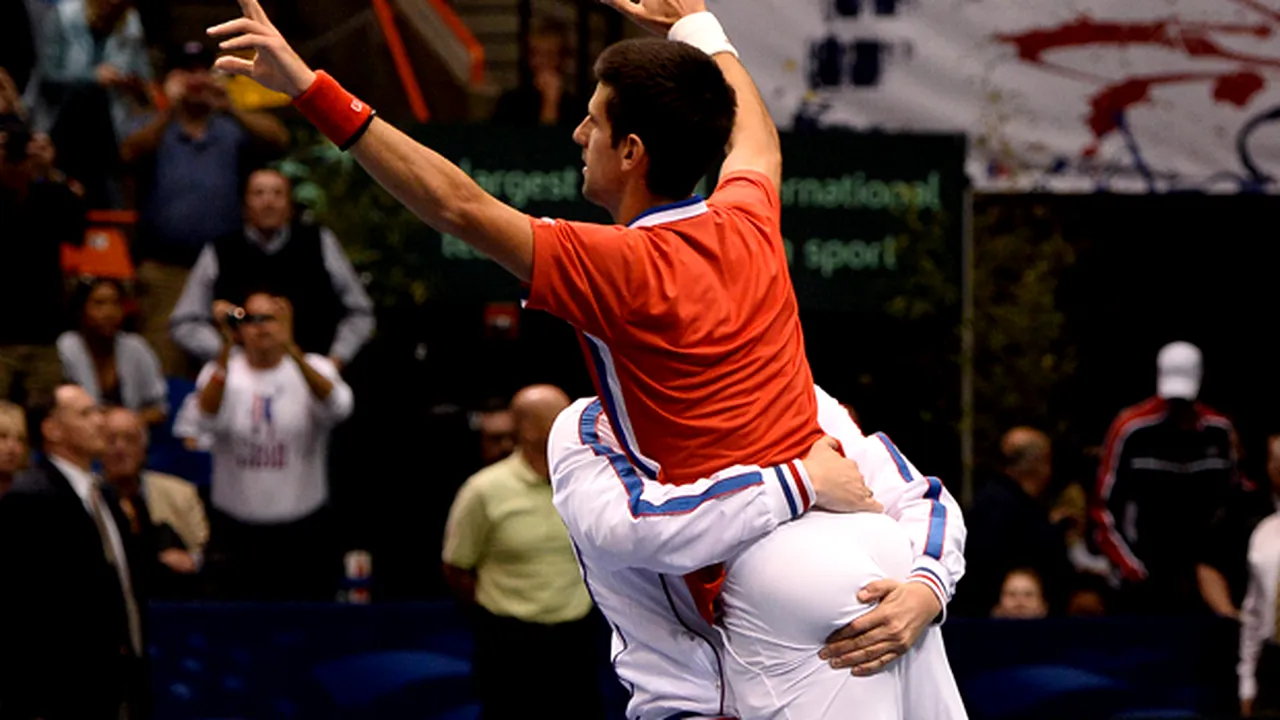 Serbia și Canada s-au calificat în semifinalele Cupei Davis