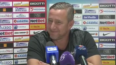 L-a enervat gluma lui Andone pe Reghecampf? VIDEO Ironii pentru rivalele din campionat: "Și-au dat și ei seama că suntem la alt nivel..." / "Am văzut că Andone și Șumudică se supără..."