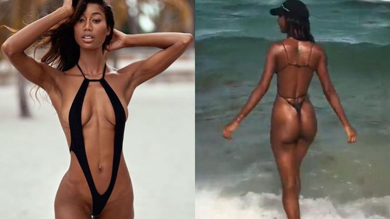 Fosta iubită a legendarului Christian Vieri continuă să fie la înălțime! Superbul model american a întors toate privirile în Caraibe | GALERIE FOTO