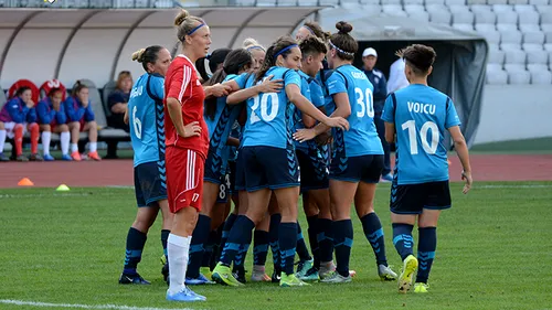 Olimpia Cluj, la un singur meci de calificarea în grupele Ligii Campionilor la fotbal feminin 