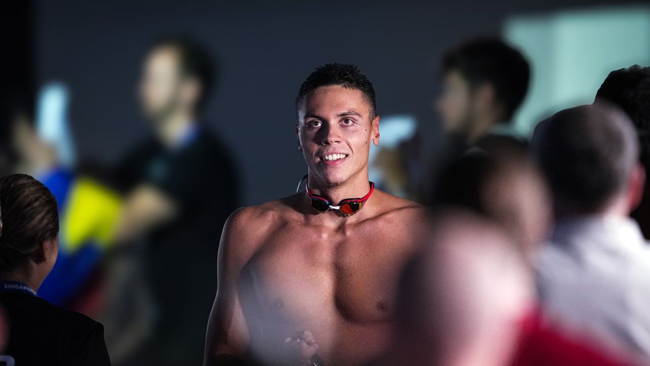 David Popovici, calificare spectaculoasă în finala la 100 de metri! Șoc: Zhanle Pan a ratat finala