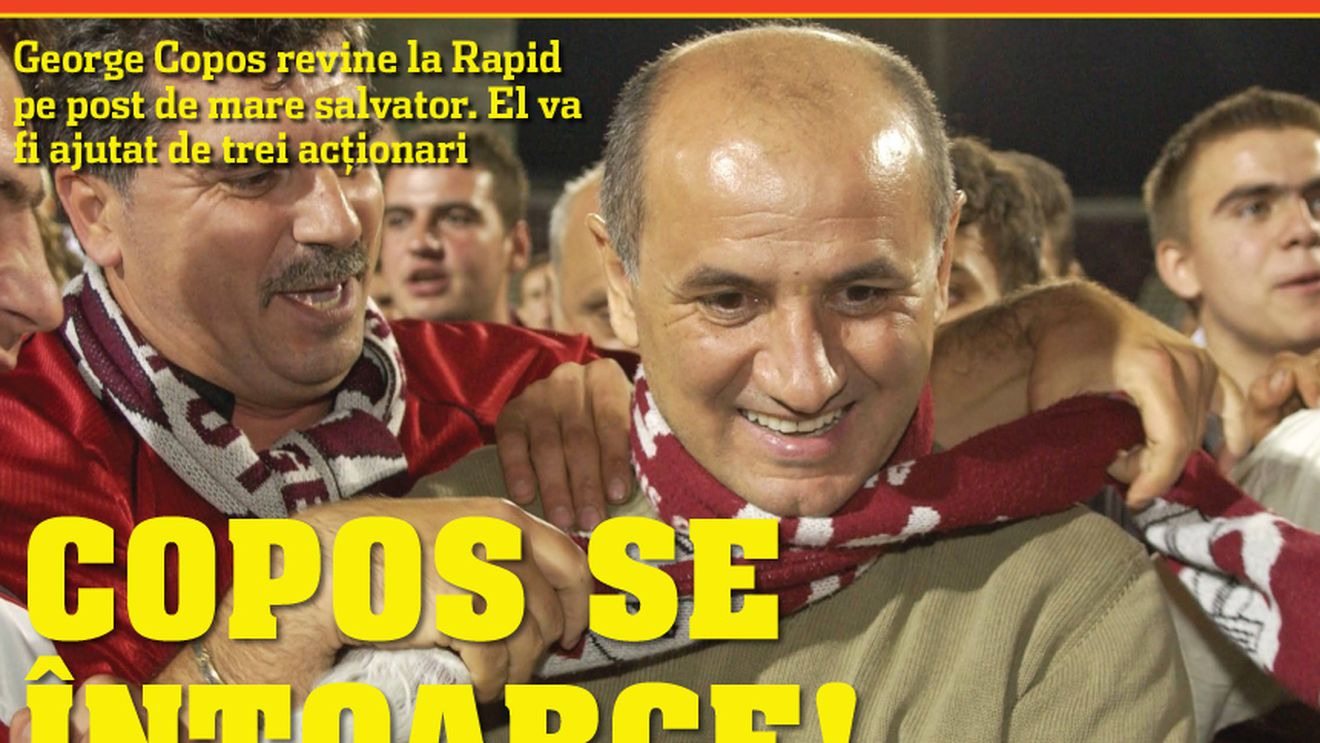 Salvarea Rapidului: tot Copos!