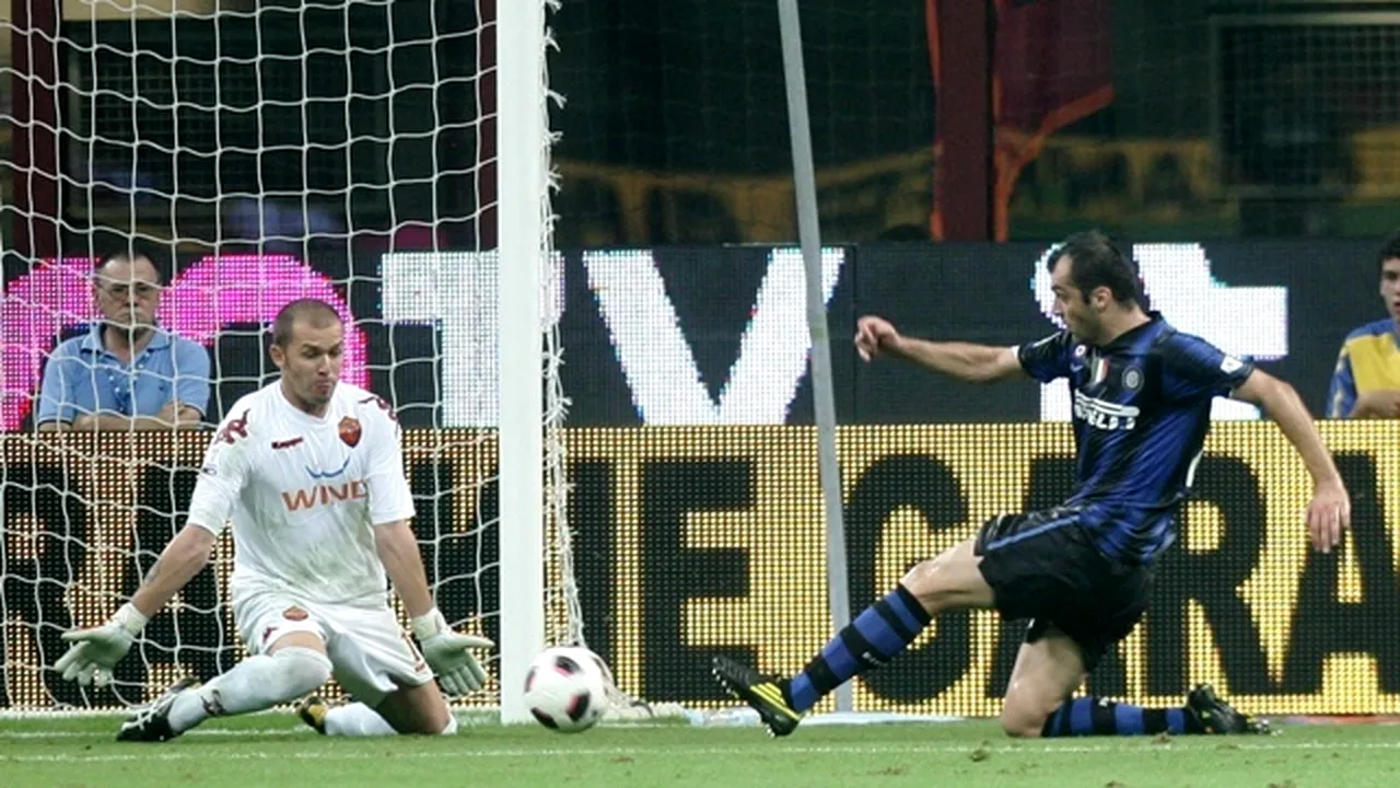 Lobonț vs Chivu!** 'Pisica' va apăra poarta Romei în derby-ul cu Inter!