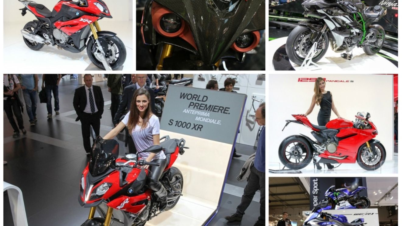 SPECIAL | Fotoreportaj de la EICMA 2014, salonul în care au fost prezentate cele mai noi motociclete. De la premiera mondială BMW S1000 XR la "avionul" Kawasaki H2