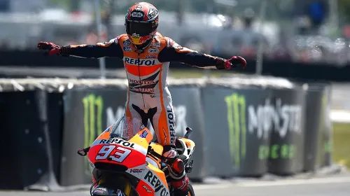 Marquez și restul lumii din MotoGP. Spaniolul câștigă la Le Mans, cursă splendidă și pentru Valentino Rossi