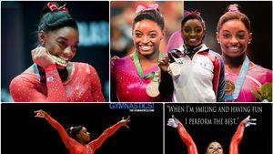 10-le Nadiei și 10-le lui Simone. Americanca Biles este prima sportivă cu 10 titluri mondiale în palmares în gimnastica artistică