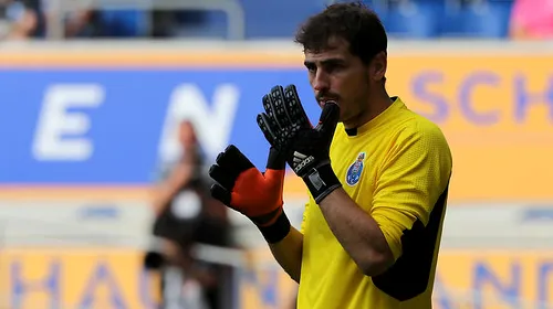 Iker Casillas și-a făcut debutul pentru FC Porto. Fosta legendă a Realului a apărat o repriză în amicalul cu MSV Duisburg