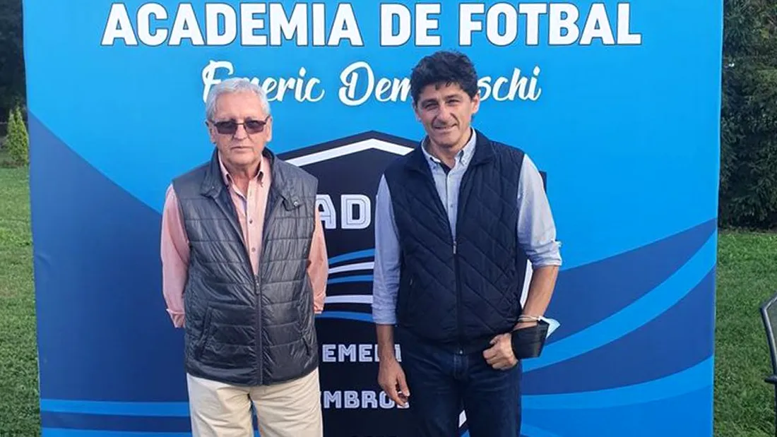 ”Eroul de la Guadalajara” are școală de fotbal care îi poartă numele, la Sighet. Emeric Dembroschi: ”Va încerca să ofere fotbalului alte talente din acest izvor nesecat numit Maramureș”