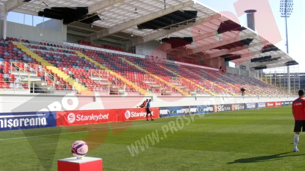 FOTO - Astra inaugurează luni noua tribună a stadionului din Giurgiu