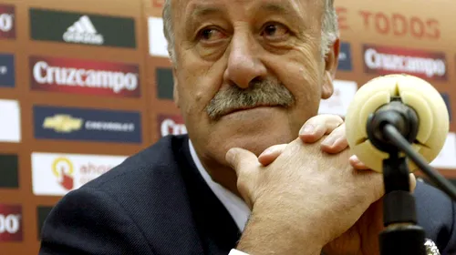 Vicente del Bosque, **la cârma naționalei Spaniei până în 2012!