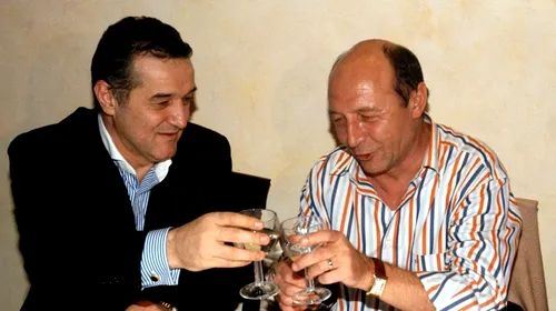 Traian Băsescu, dezvăluire despre petrecerea cu Gigi Becali de la „Golden Blitz”. „Eu am plătit nota”