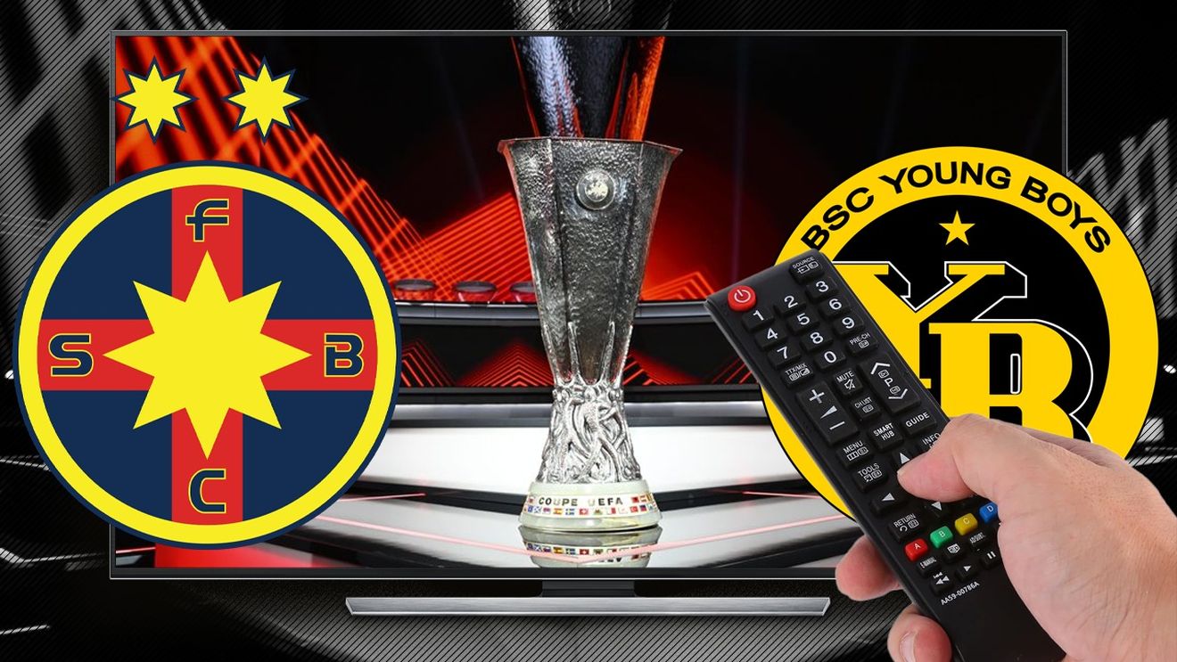 Cine transmite la TV FCSB - Young Boys Berna