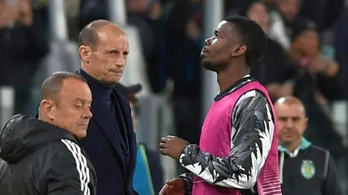 Massimiliano Allegri, șocat de cazul de dopaj al lui Paul Pogba! Ce spune antrenorul lui Juventus despre situația francezului: „Fotbalul a pierdut un jucător extraordinar”