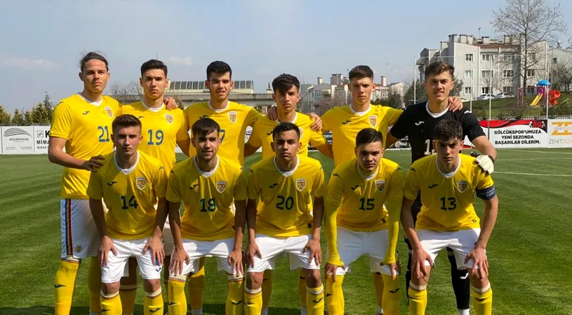 România U18, eșecuri pe linie și fără gol marcat în amicalele din Turcia. Toți cei 10 jucători din Liga 2 și Liga 3 au prins minute