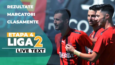 Liga 2, etapa 4 | Slatina obține scorul sezonului și urcă pe locul 1. Chindia și Reșița dau lovitura în prelungiri, Steaua se impune greu la Dumbrăvița. 16 goluri în 7 partide