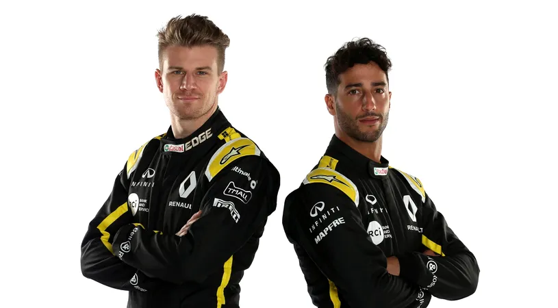 Renault și-a prezentat cuplul de piloți pentru noul sezon din Formula 1. Hülkenberg și Ricciardo sunt gata să le pună probleme granzilor: 
