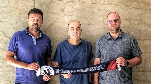 Legenda baschetului european, DuÅ¡ko VujoÅ¡eviĂ‡, vine în România să antreneze U-Banca Transilvania